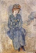 Jules Pascin, Aiermina wearing the green dress